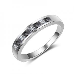 JZ108 Sterling silver eternity ring wedding ring